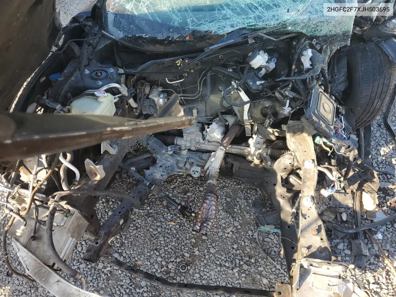 2HGFC2F7XJH503695 2018 Honda Civic Ex