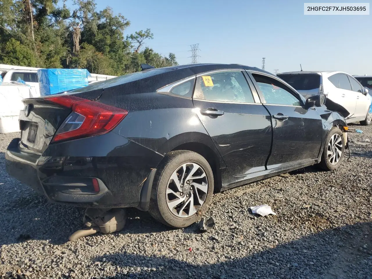 2HGFC2F7XJH503695 2018 Honda Civic Ex