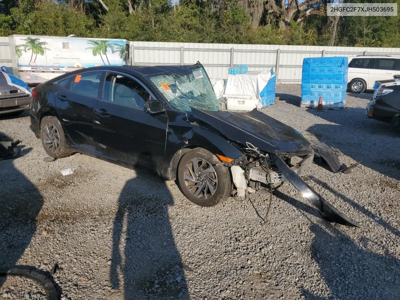 2HGFC2F7XJH503695 2018 Honda Civic Ex