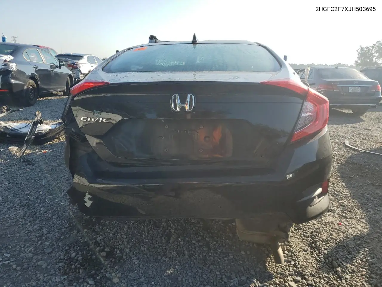 2HGFC2F7XJH503695 2018 Honda Civic Ex