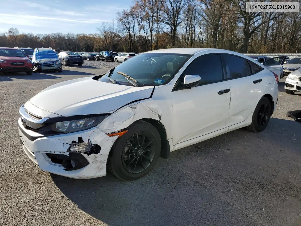 19XFC2F5XJE015968 2018 Honda Civic Lx
