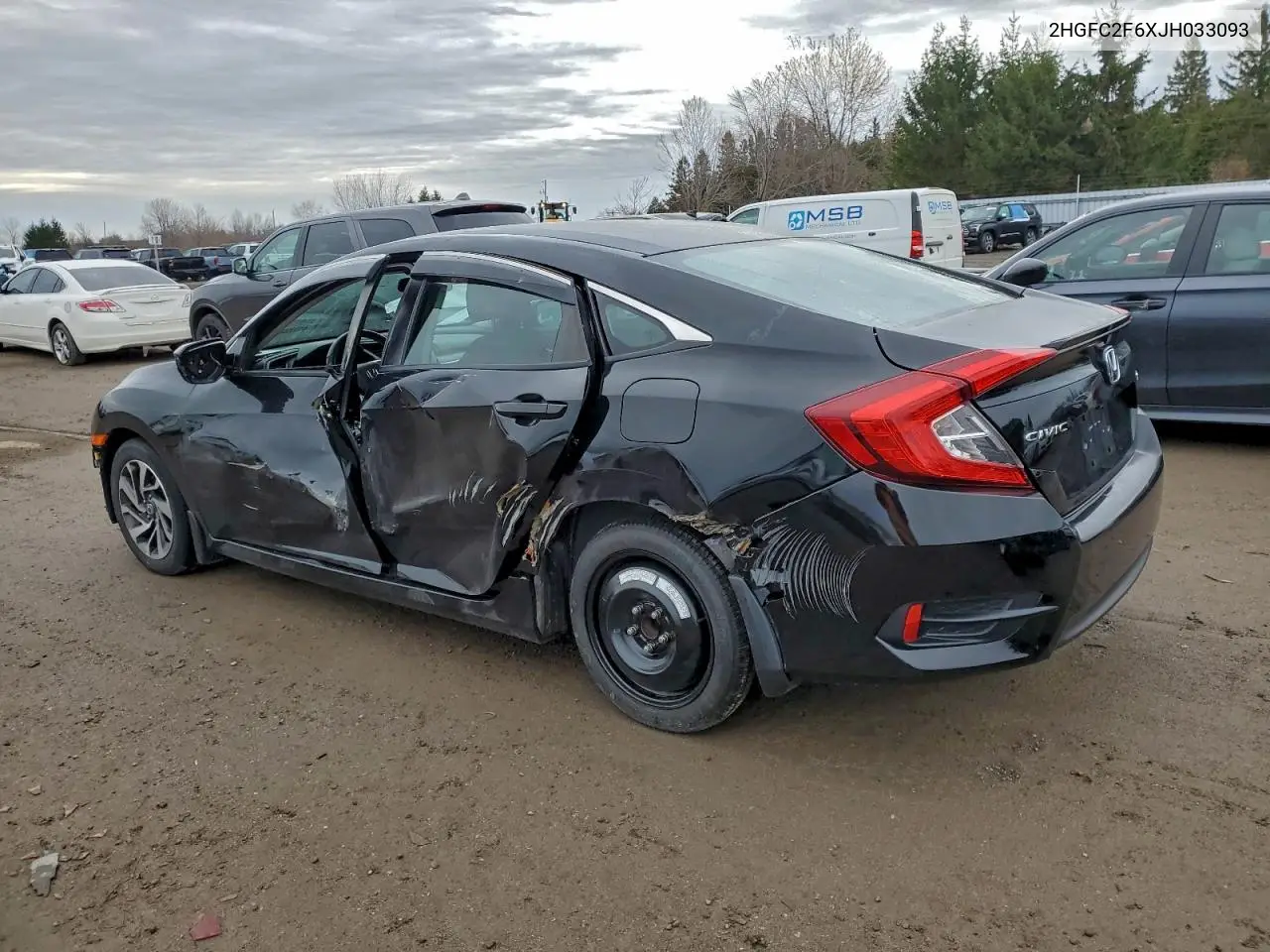 2HGFC2F6XJH033093 2018 Honda Civic Lx