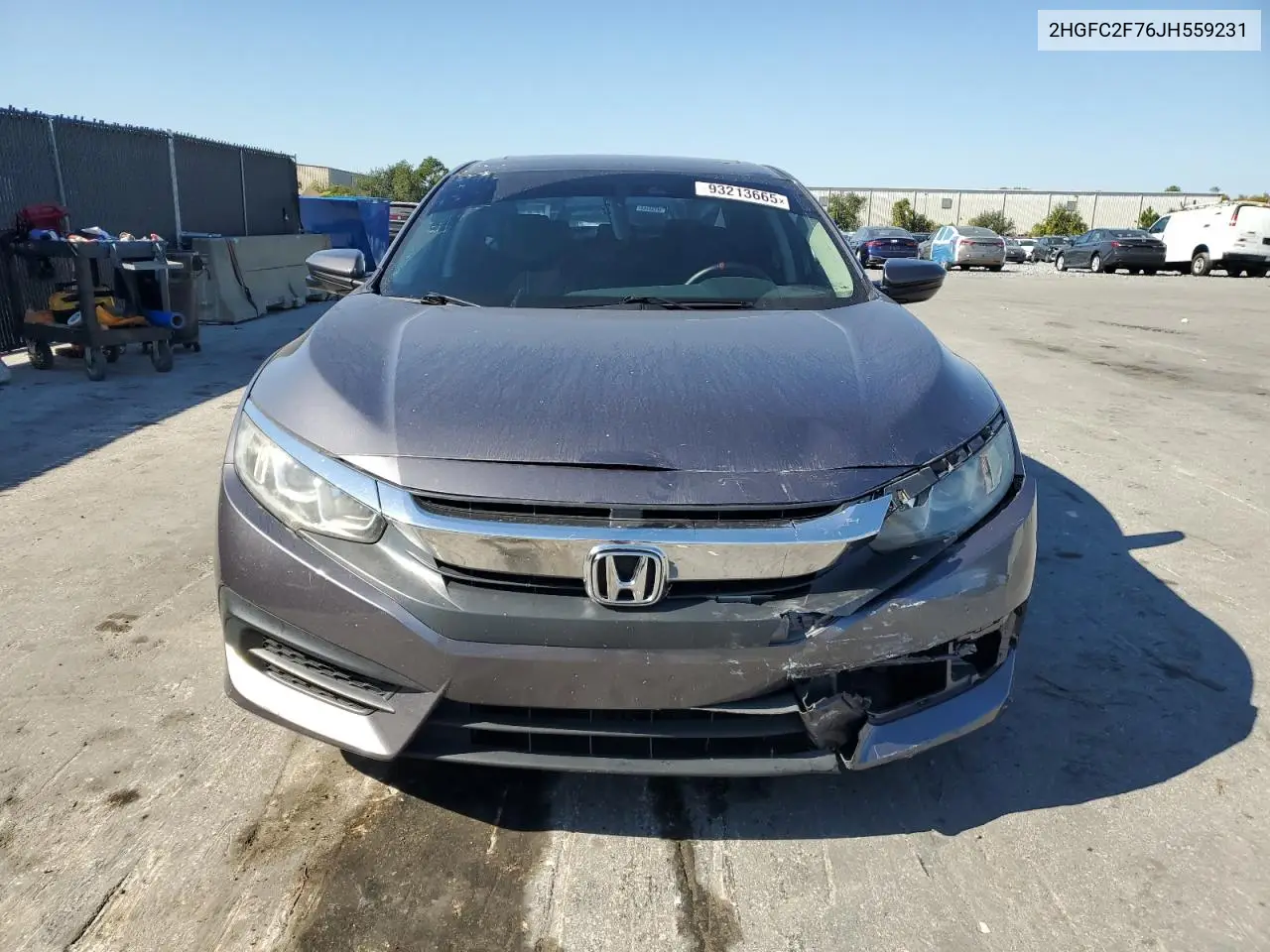 2HGFC2F76JH559231 2018 Honda Civic Ex