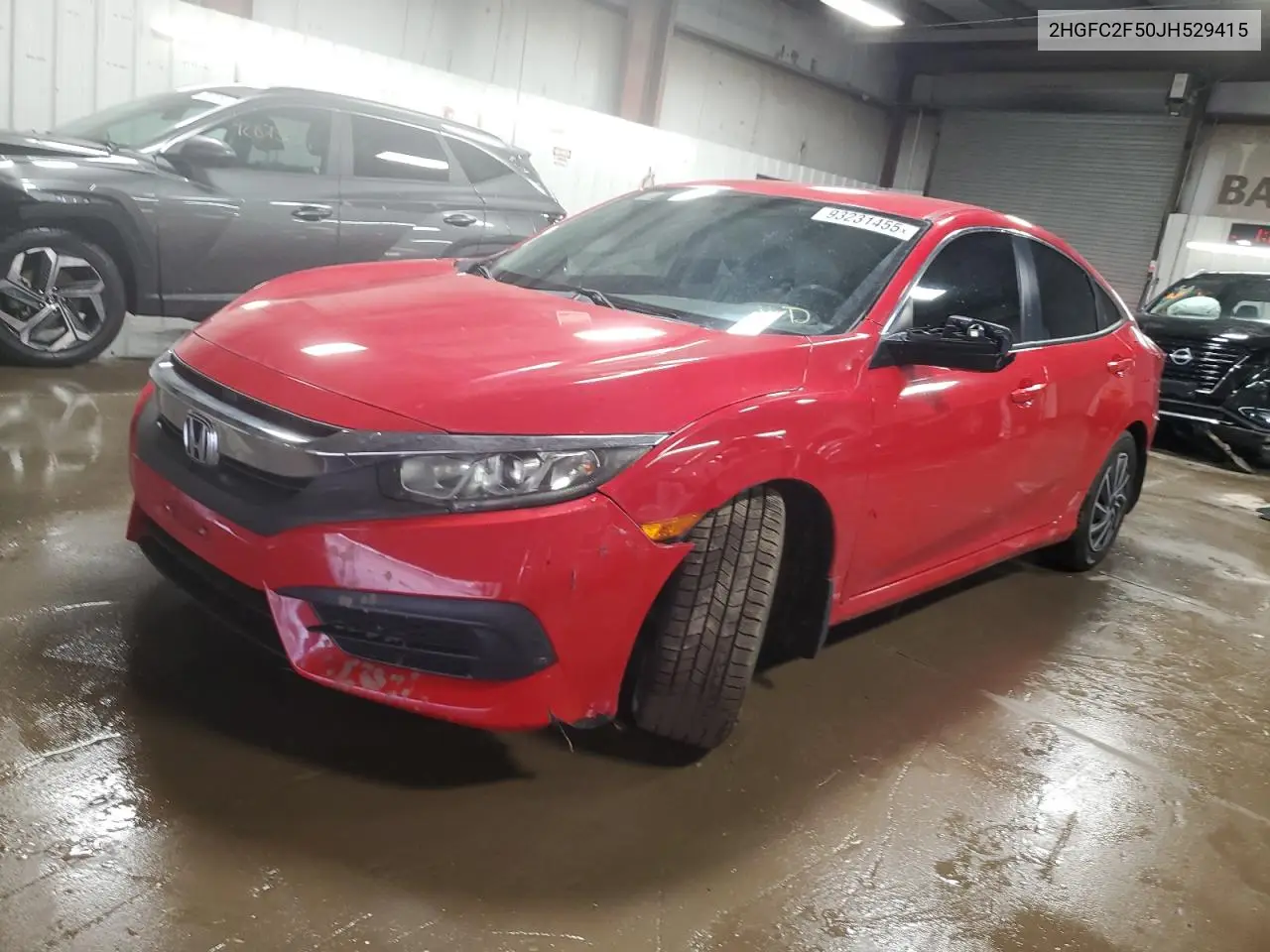 2HGFC2F50JH529415 2018 Honda Civic Lx