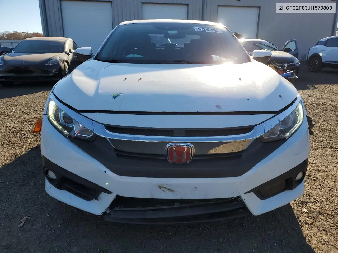2HGFC2F83JH570809 2018 Honda Civic Ex