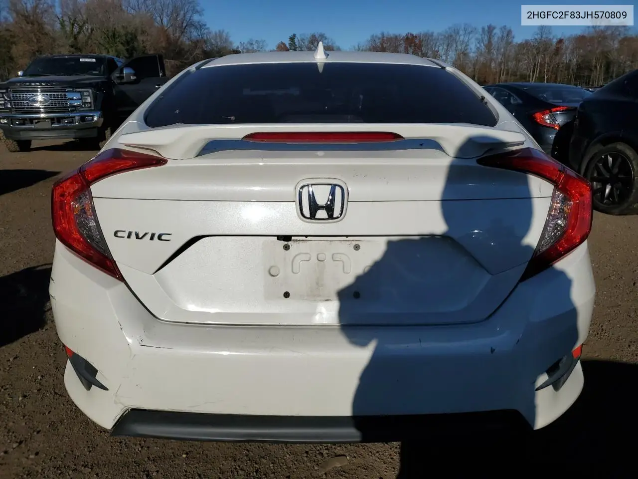 2HGFC2F83JH570809 2018 Honda Civic Ex