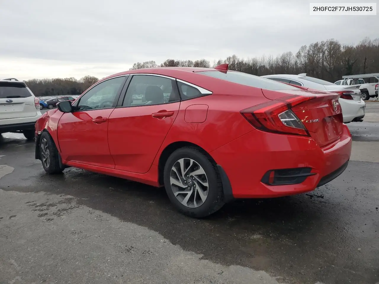 2HGFC2F77JH530725 2018 Honda Civic Ex
