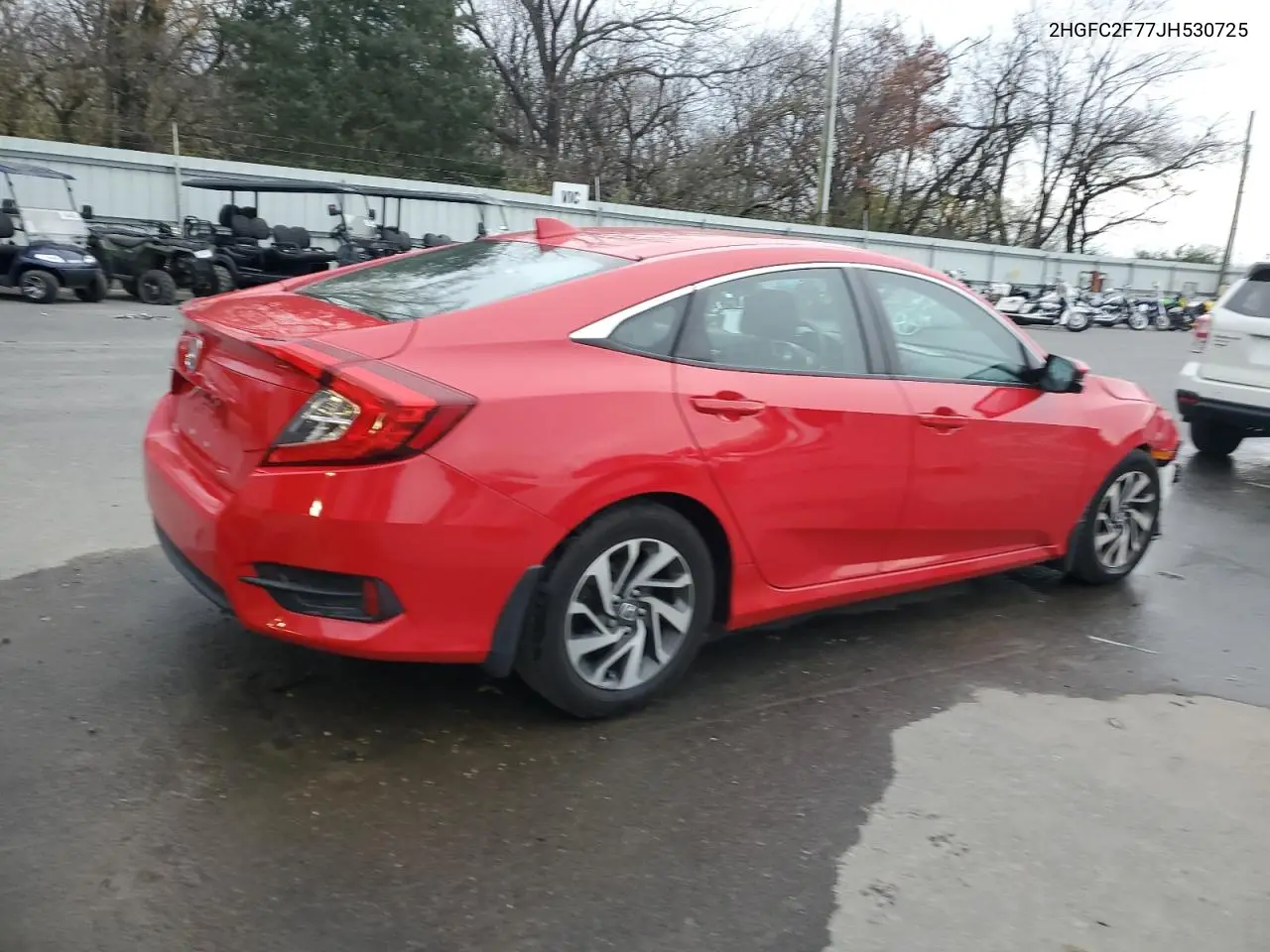 2HGFC2F77JH530725 2018 Honda Civic Ex