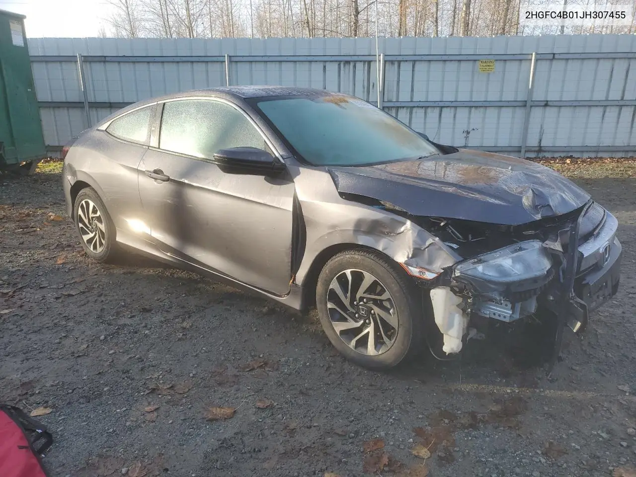 2HGFC4B01JH307455 2018 Honda Civic Lx