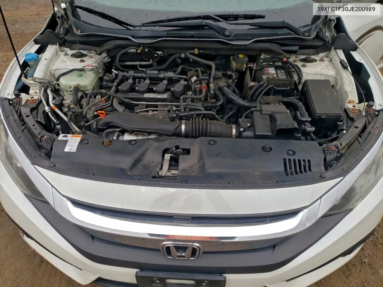 19XFC1F30JE200989 2018 Honda Civic Ex