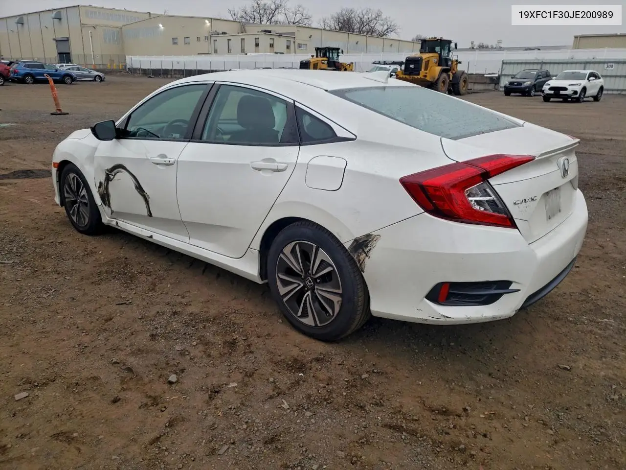 19XFC1F30JE200989 2018 Honda Civic Ex
