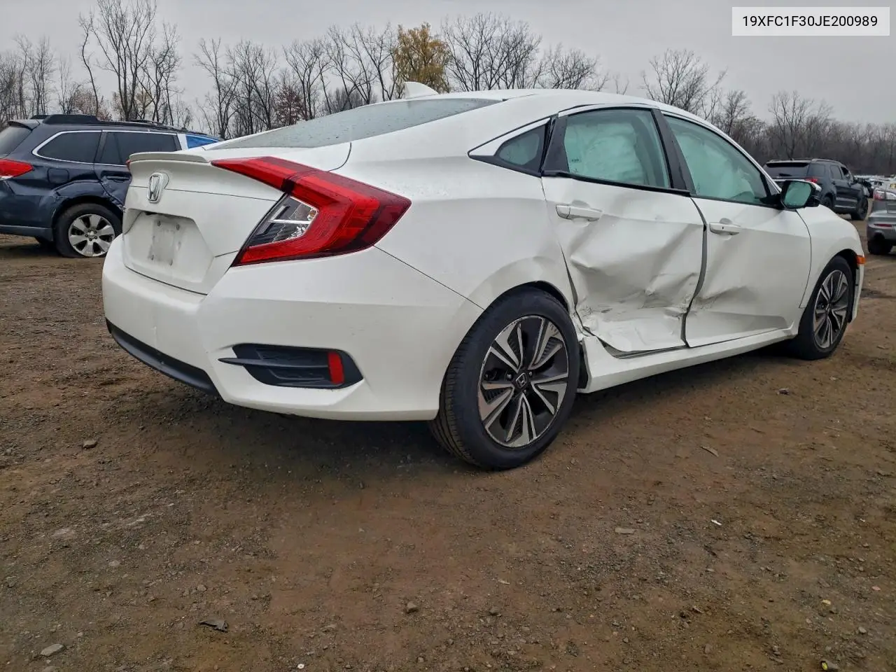 19XFC1F30JE200989 2018 Honda Civic Ex