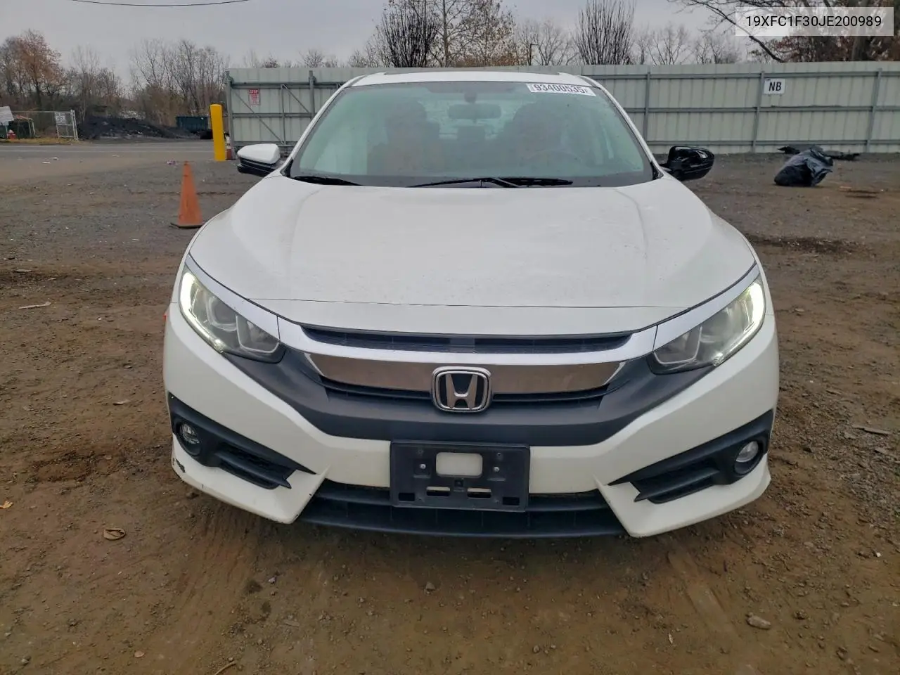 19XFC1F30JE200989 2018 Honda Civic Ex