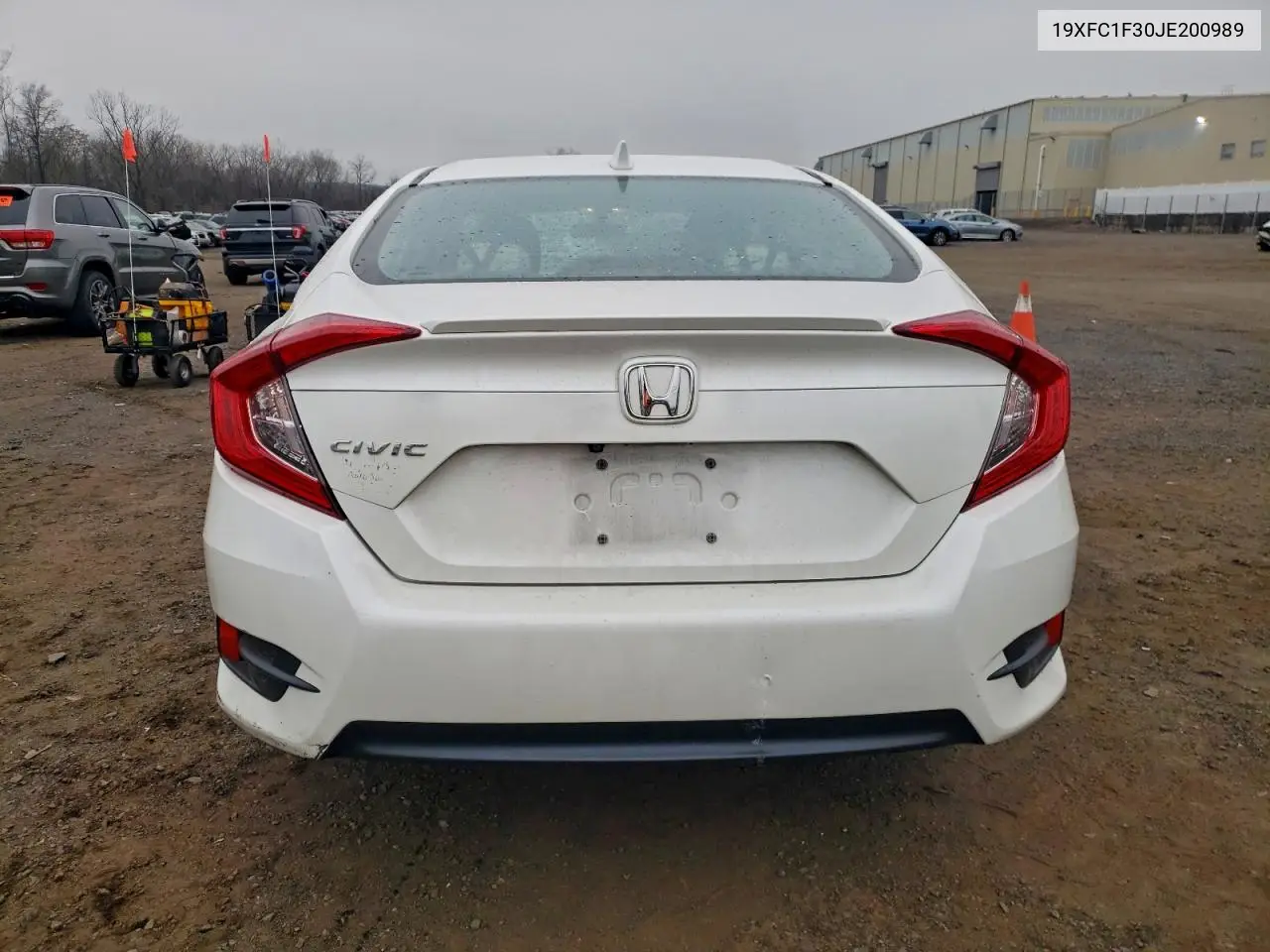 19XFC1F30JE200989 2018 Honda Civic Ex