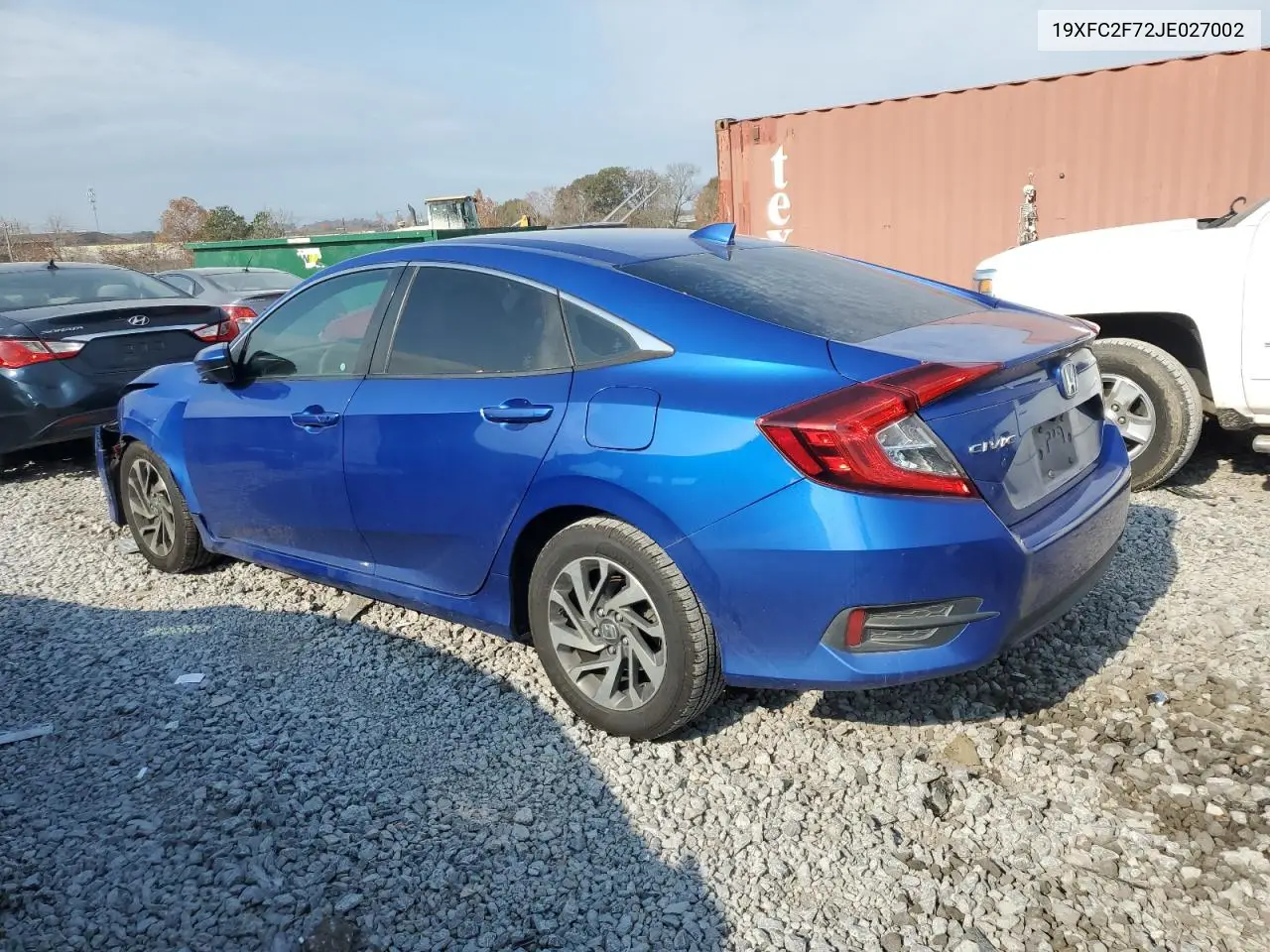 19XFC2F72JE027002 2018 Honda Civic Ex