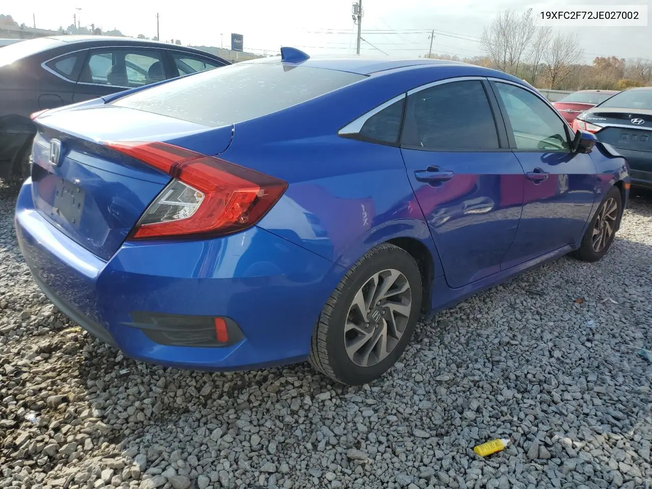 19XFC2F72JE027002 2018 Honda Civic Ex