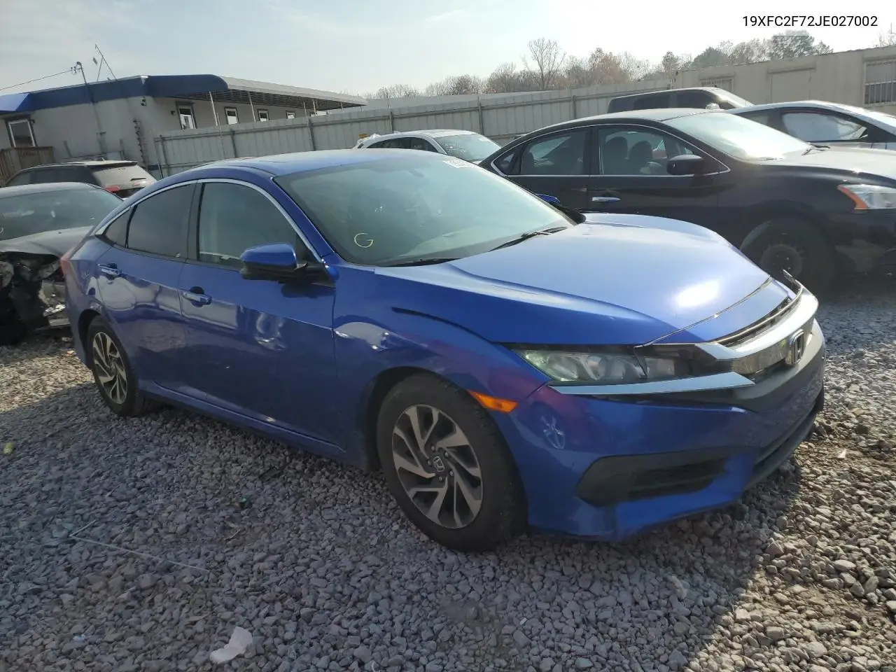 19XFC2F72JE027002 2018 Honda Civic Ex