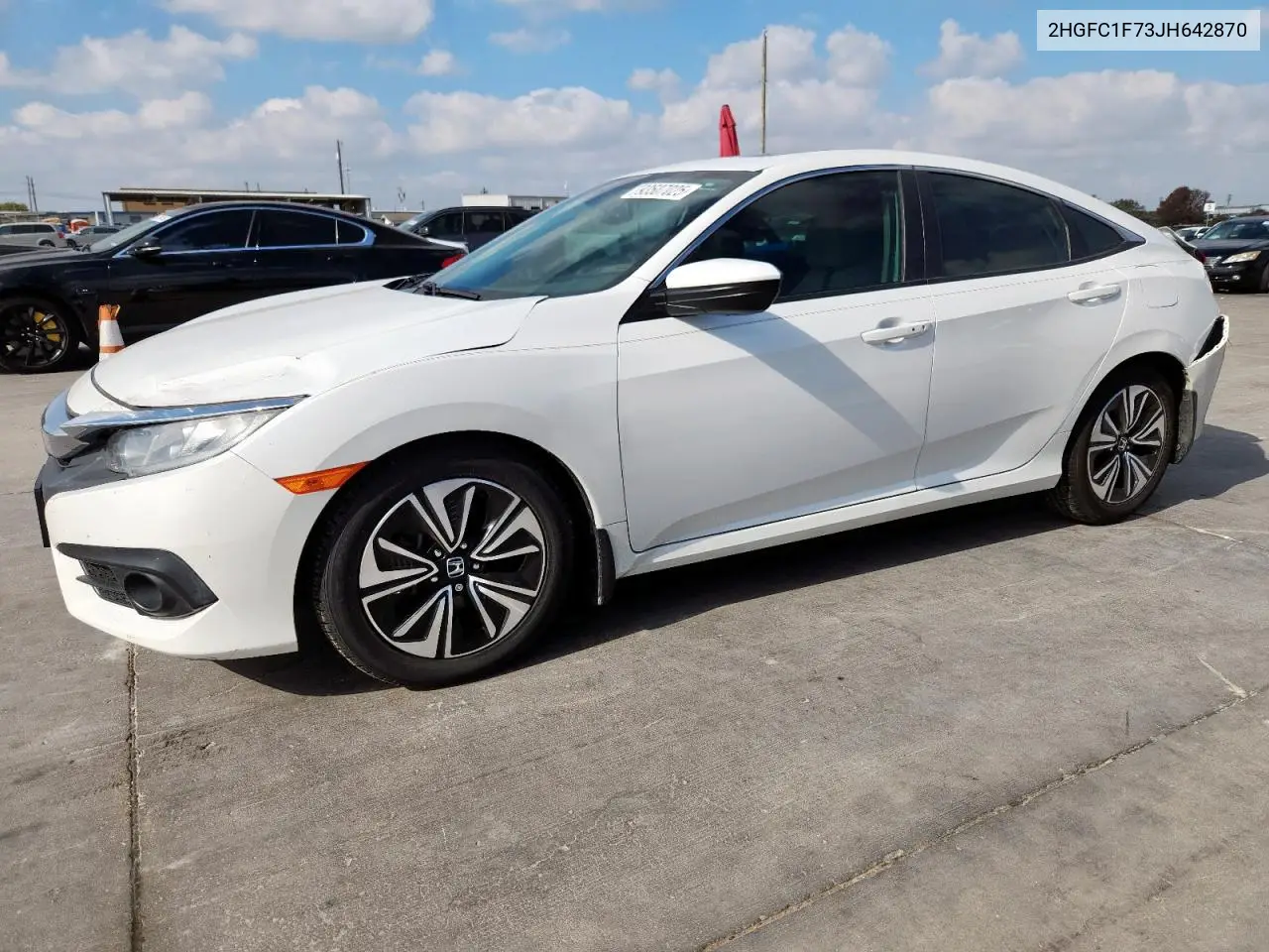 2HGFC1F73JH642870 2018 Honda Civic Exl
