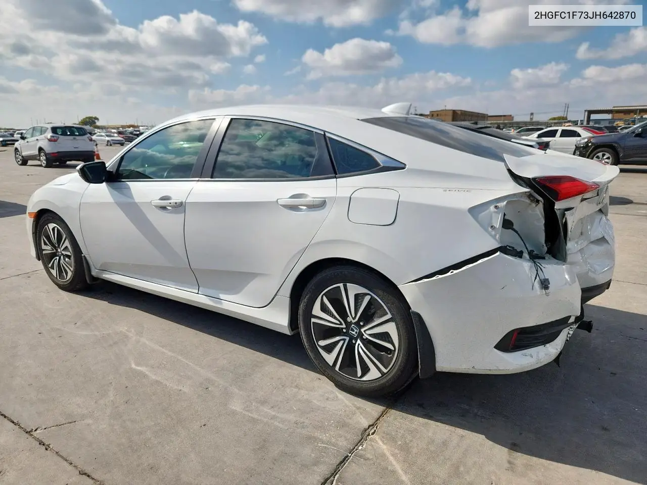 2HGFC1F73JH642870 2018 Honda Civic Exl