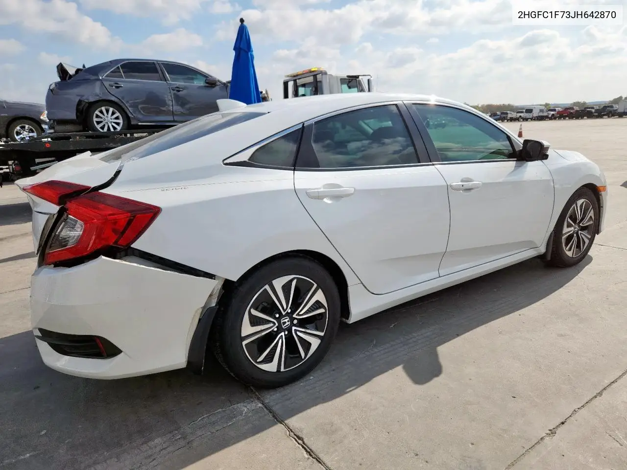 2HGFC1F73JH642870 2018 Honda Civic Exl