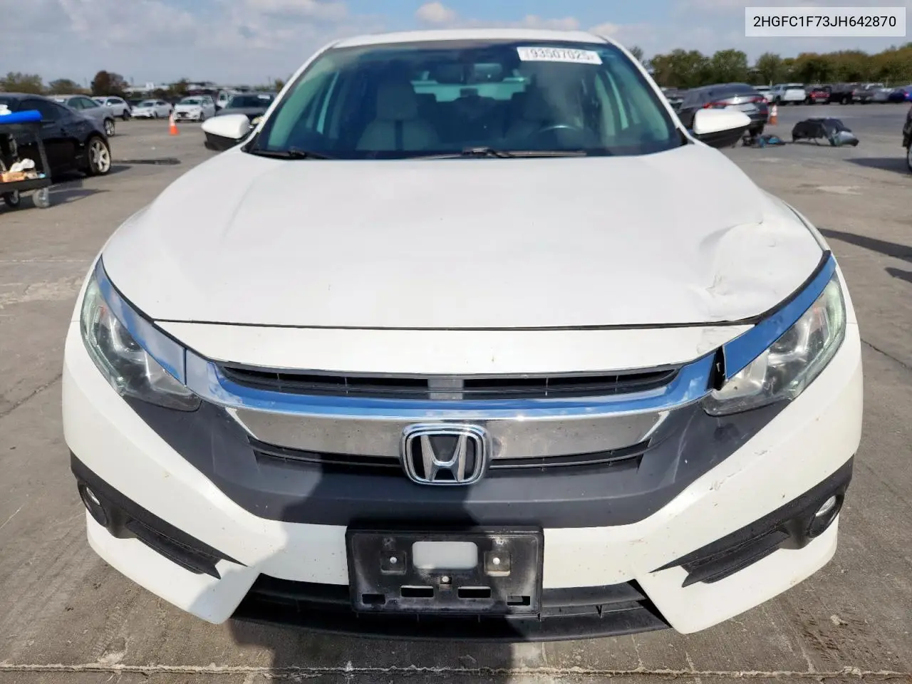 2HGFC1F73JH642870 2018 Honda Civic Exl