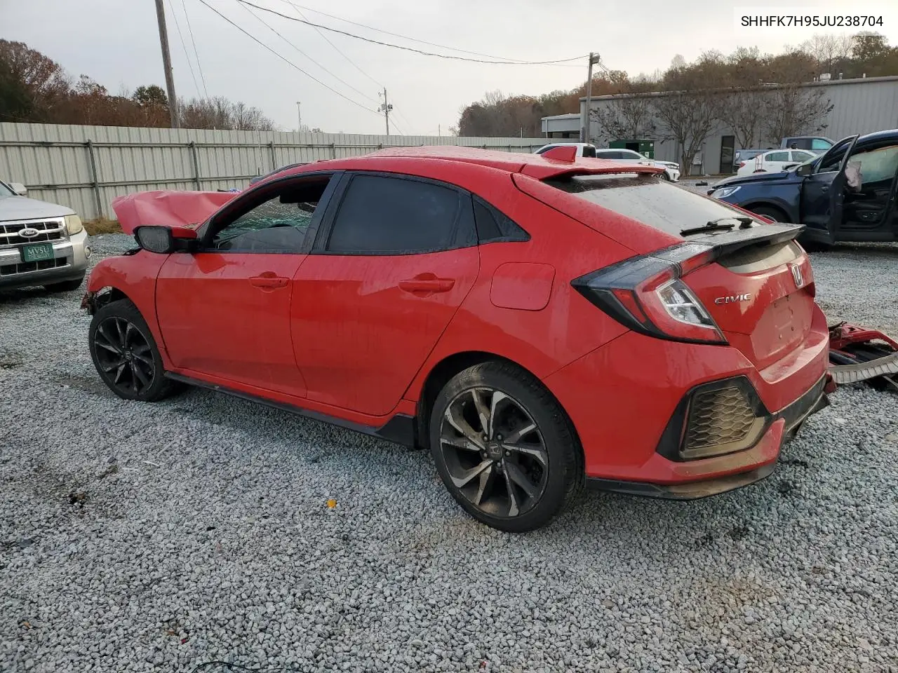 SHHFK7H95JU238704 2018 Honda Civic Sport Touring