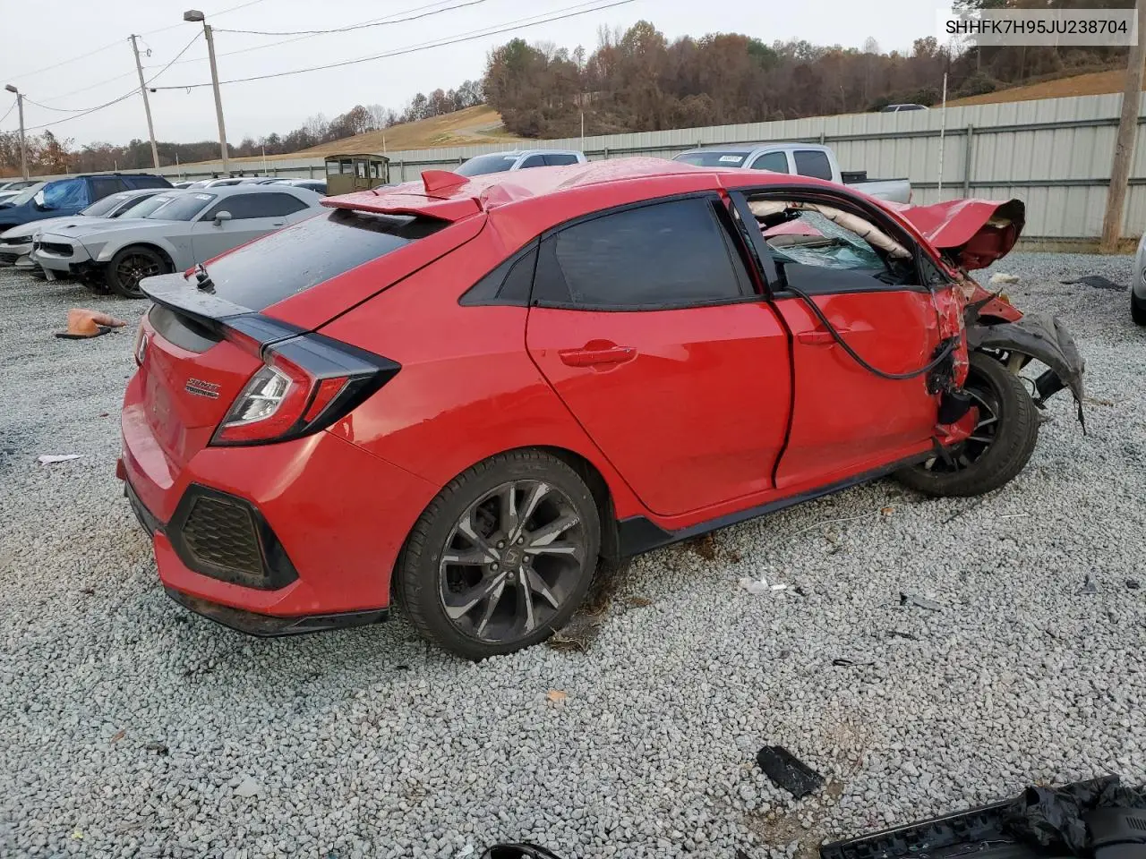 SHHFK7H95JU238704 2018 Honda Civic Sport Touring