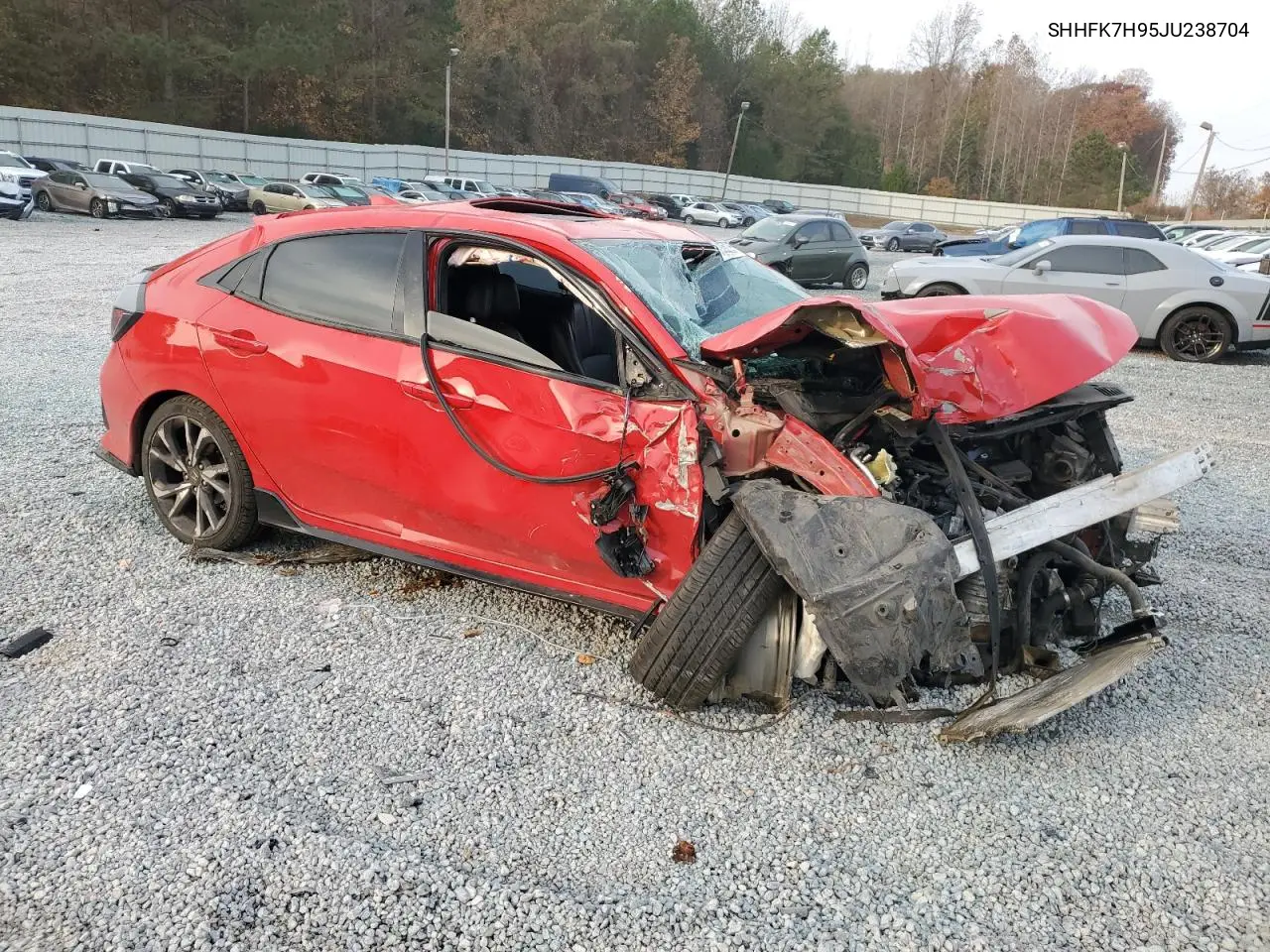 SHHFK7H95JU238704 2018 Honda Civic Sport Touring