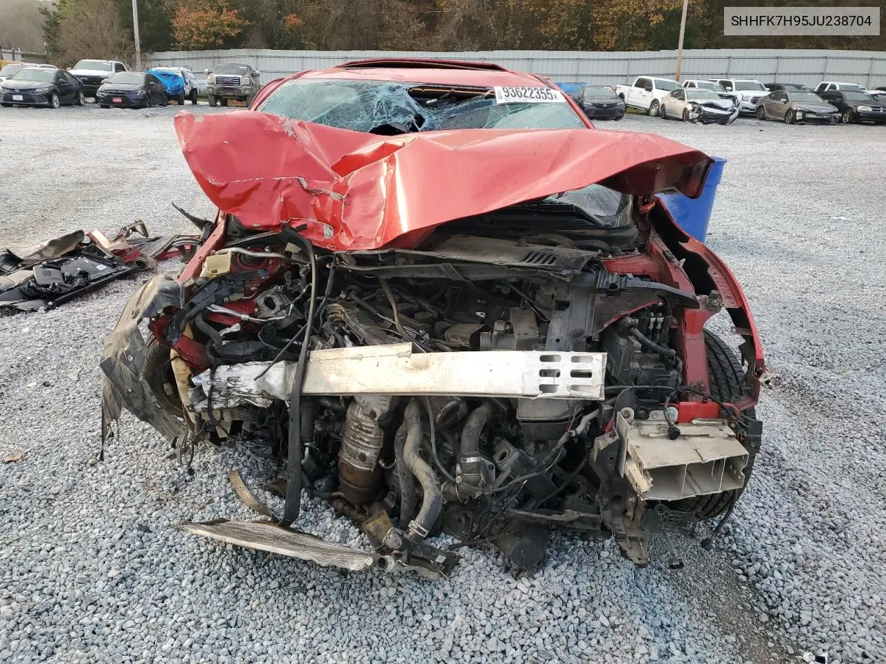 SHHFK7H95JU238704 2018 Honda Civic Sport Touring
