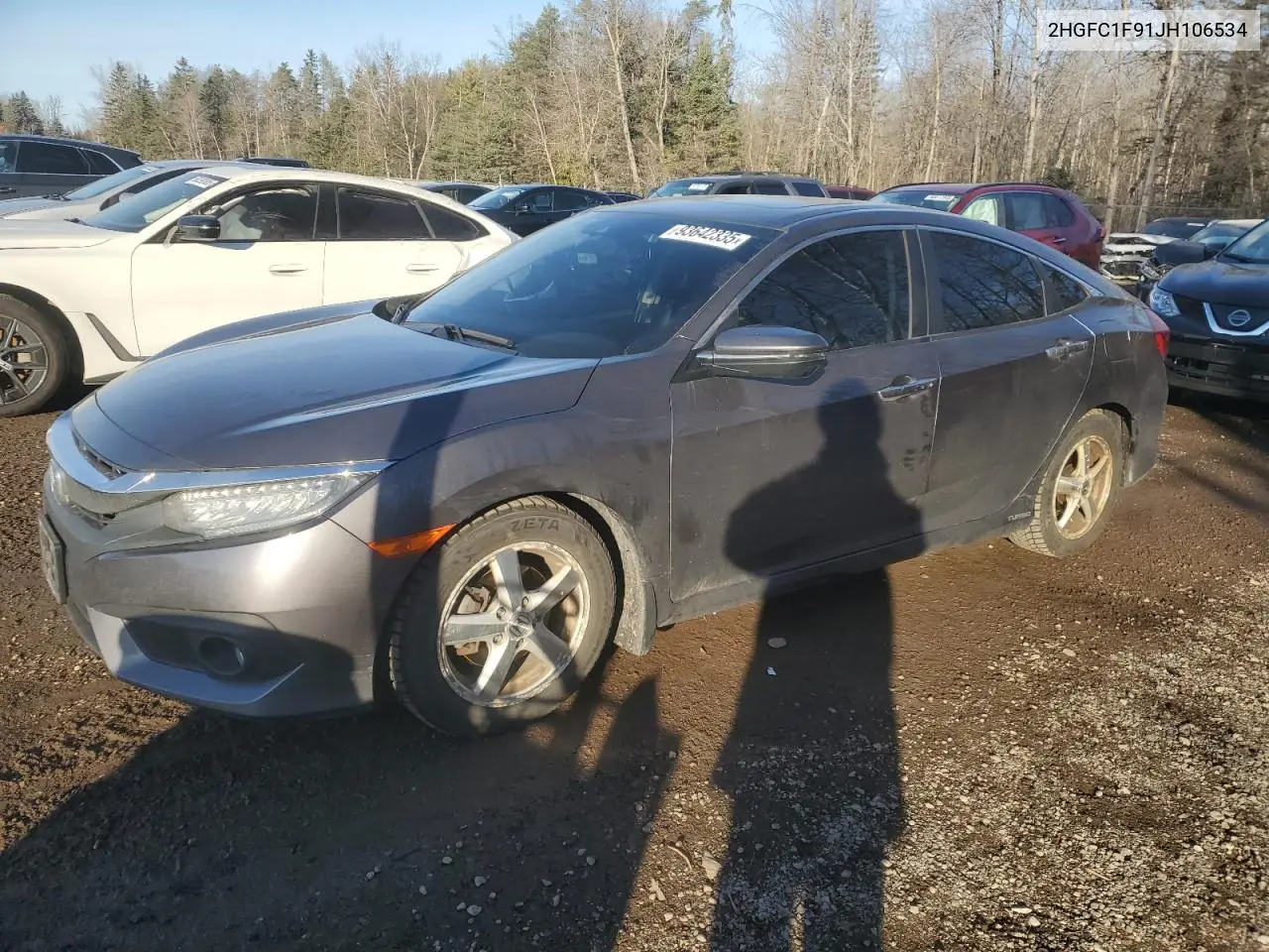 2HGFC1F91JH106534 2018 Honda Civic Touring