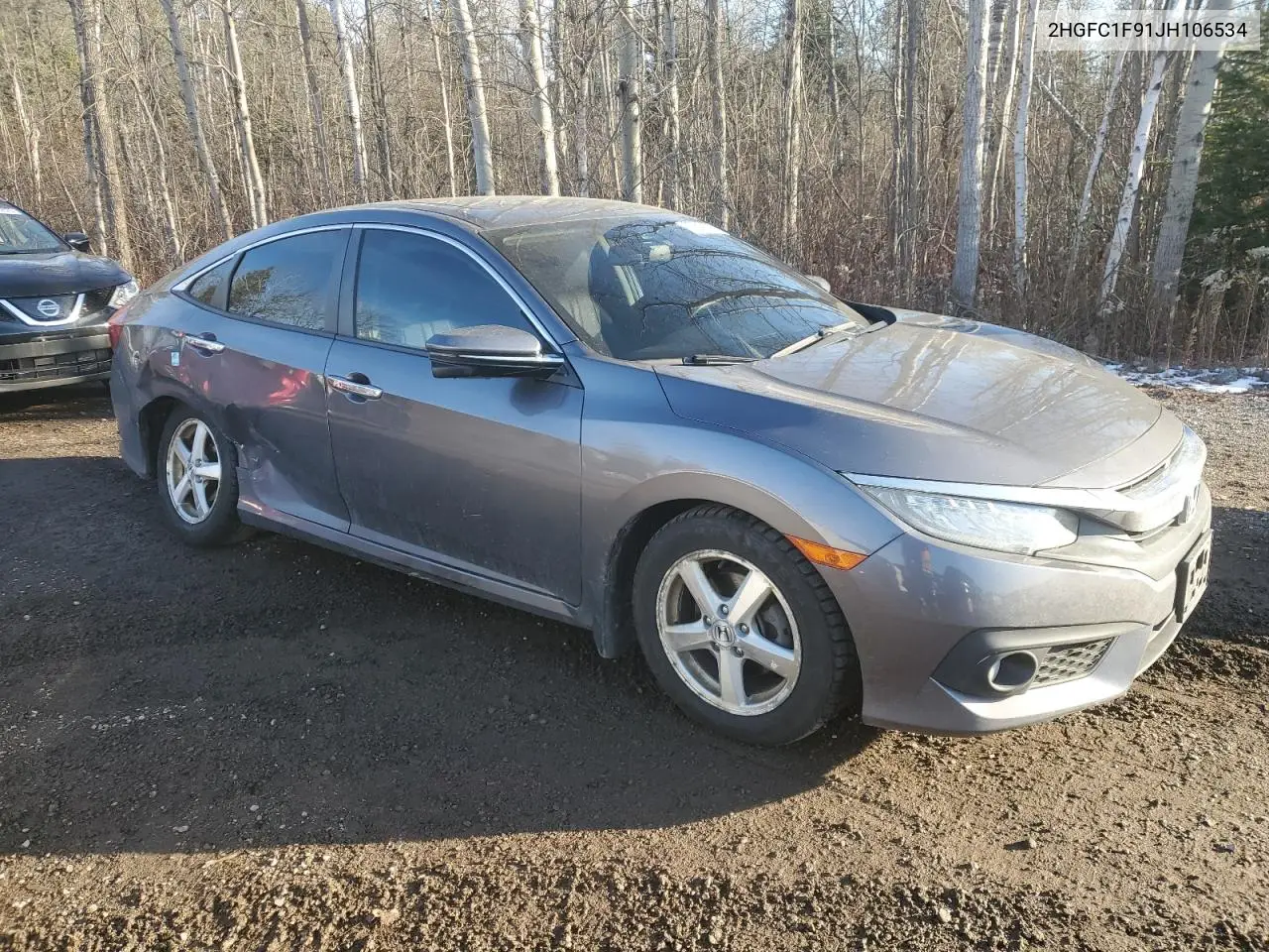 2HGFC1F91JH106534 2018 Honda Civic Touring