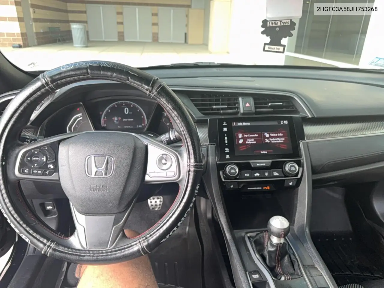 2HGFC3A58JH753268 2018 Honda Civic Si