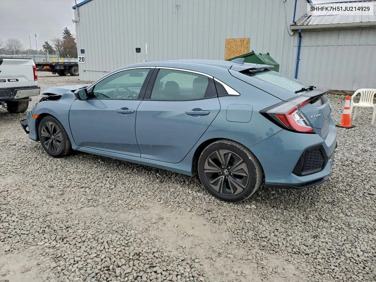 SHHFK7H51JU214929 2018 Honda Civic Ex