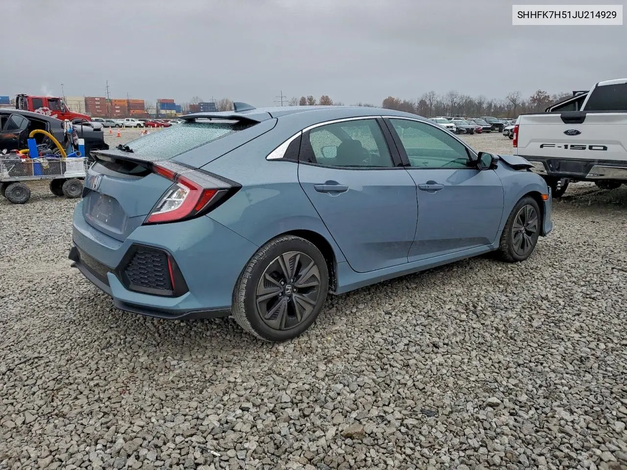 SHHFK7H51JU214929 2018 Honda Civic Ex
