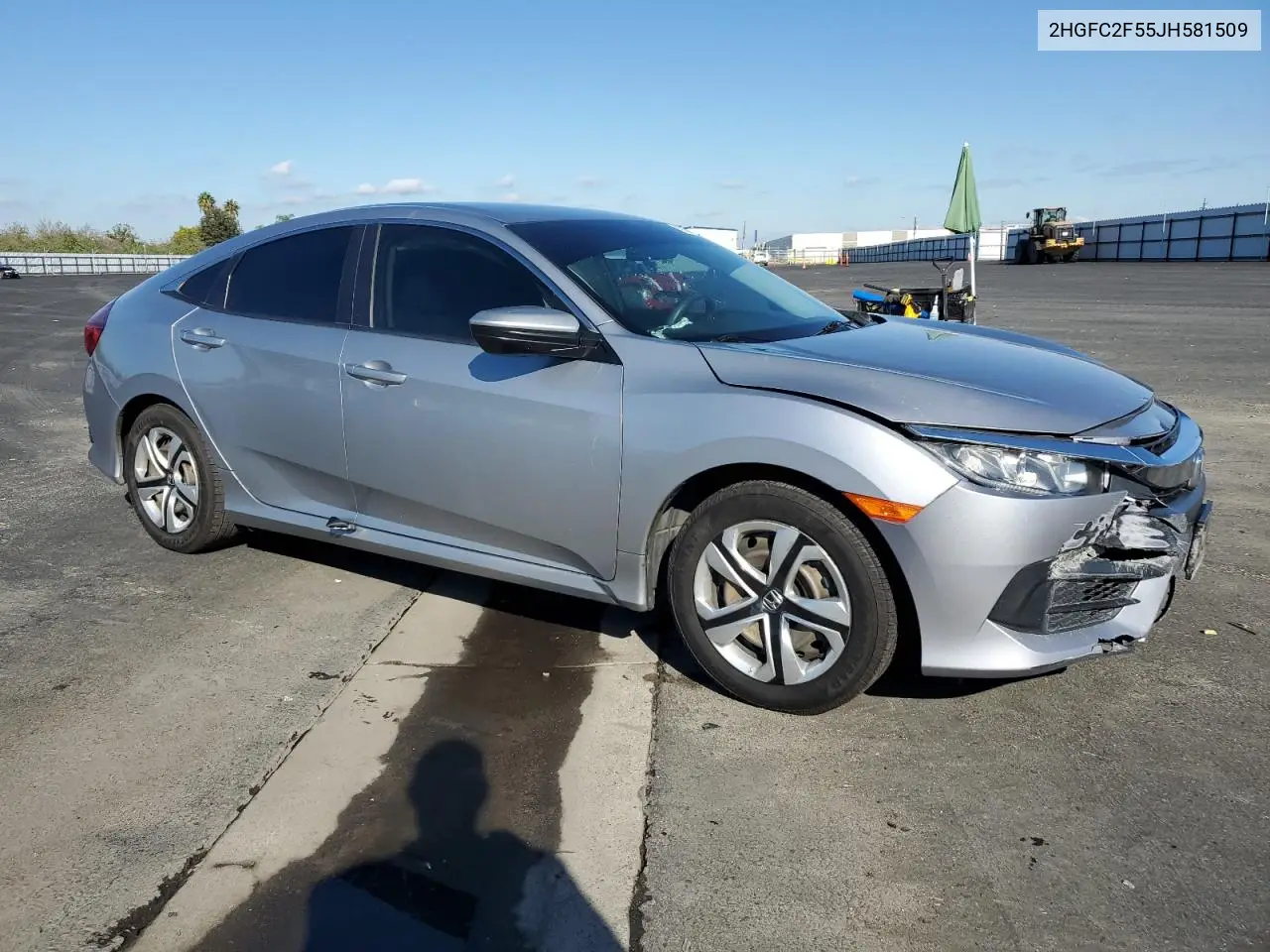 2HGFC2F55JH581509 2018 Honda Civic Lx