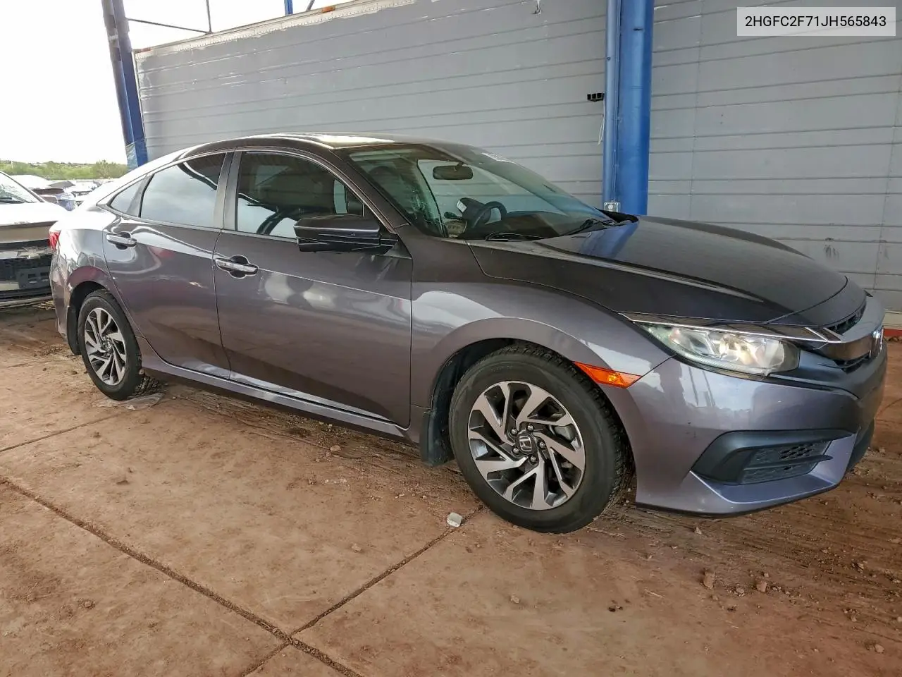 2HGFC2F71JH565843 2018 Honda Civic Ex