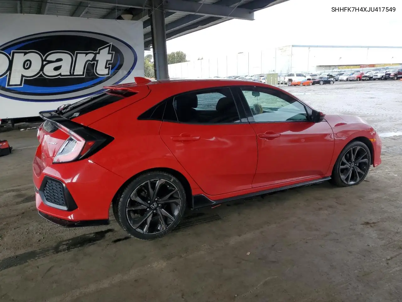 SHHFK7H4XJU417549 2018 Honda Civic Sport