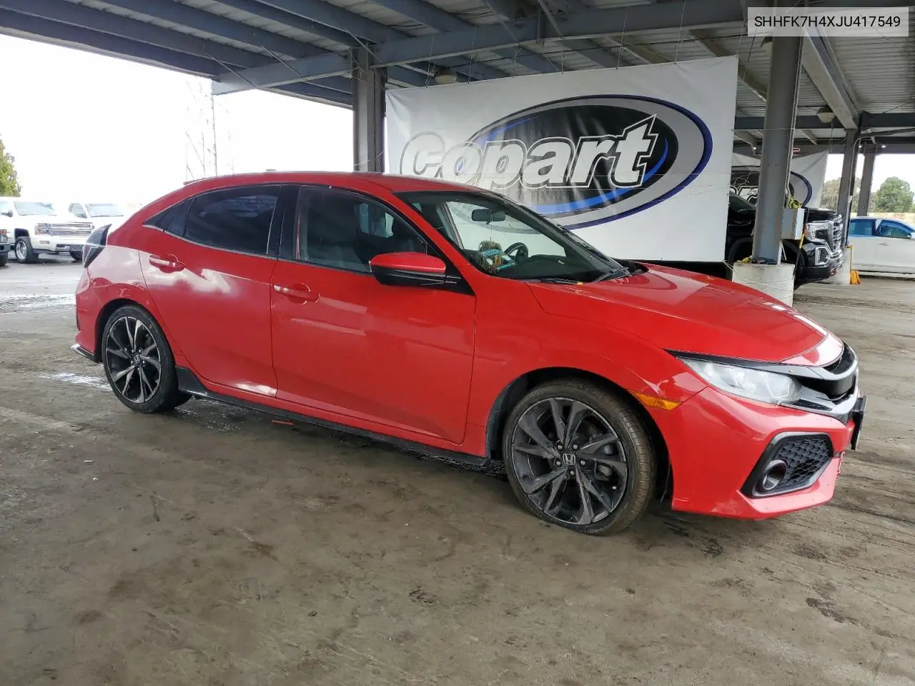 SHHFK7H4XJU417549 2018 Honda Civic Sport
