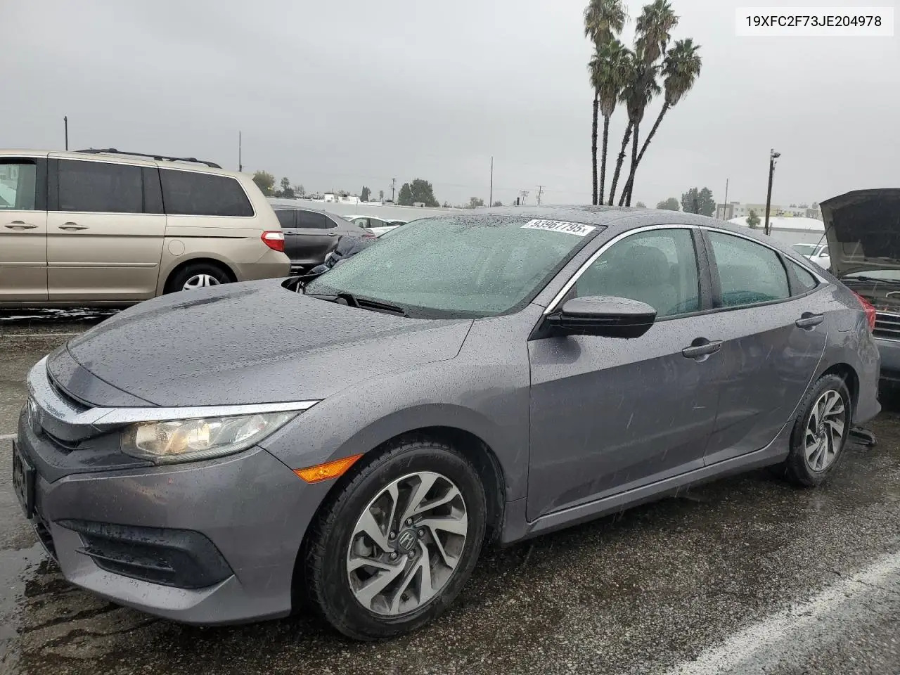 19XFC2F73JE204978 2018 Honda Civic Ex