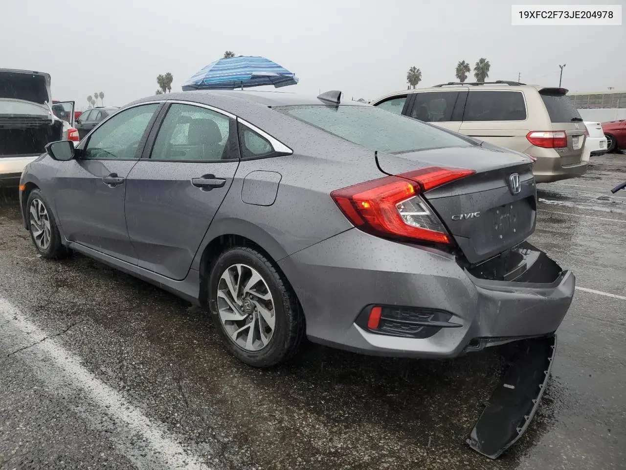 19XFC2F73JE204978 2018 Honda Civic Ex