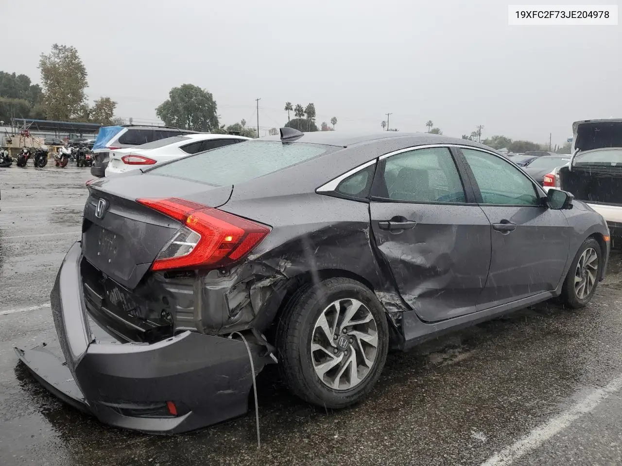 19XFC2F73JE204978 2018 Honda Civic Ex