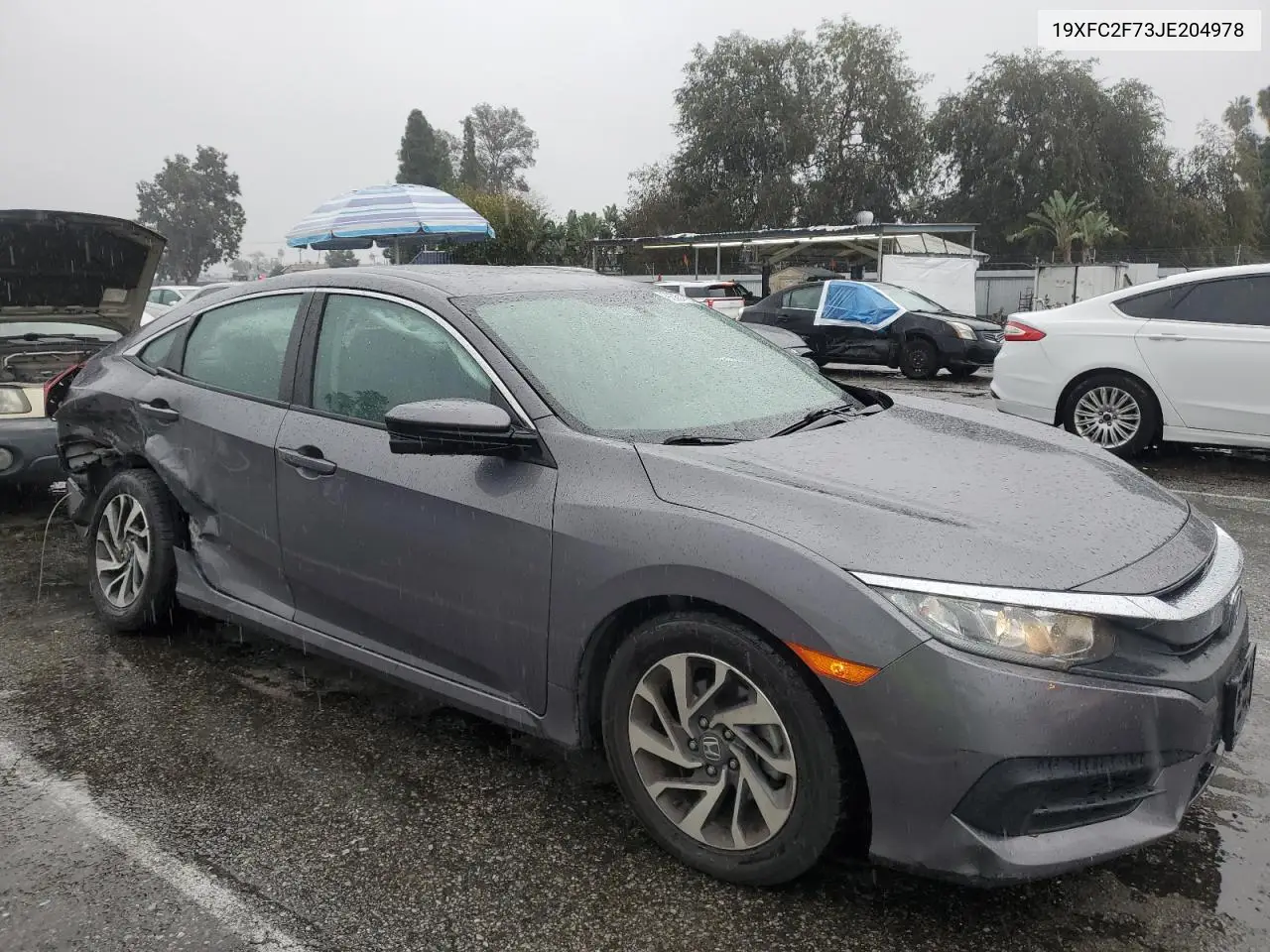 19XFC2F73JE204978 2018 Honda Civic Ex