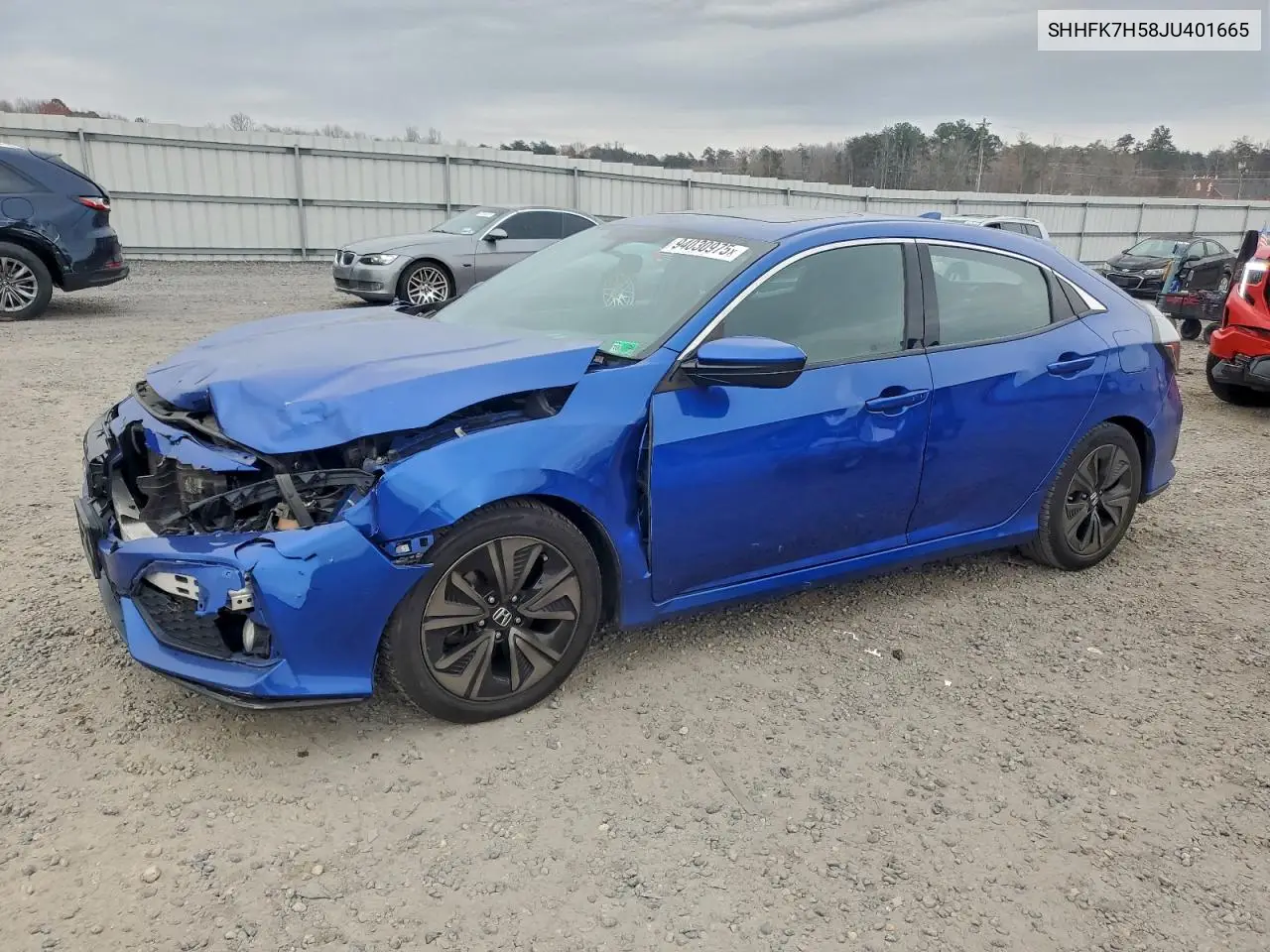 SHHFK7H58JU401665 2018 Honda Civic Ex