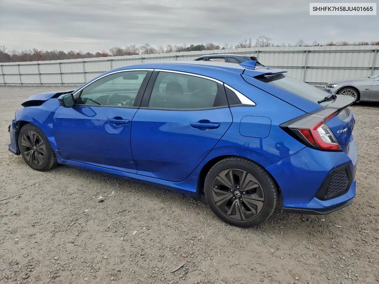 SHHFK7H58JU401665 2018 Honda Civic Ex