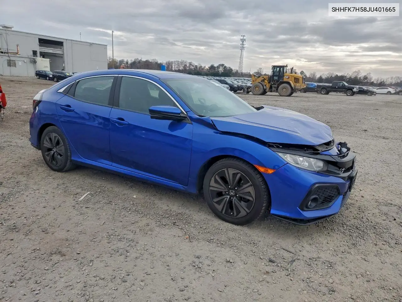 SHHFK7H58JU401665 2018 Honda Civic Ex