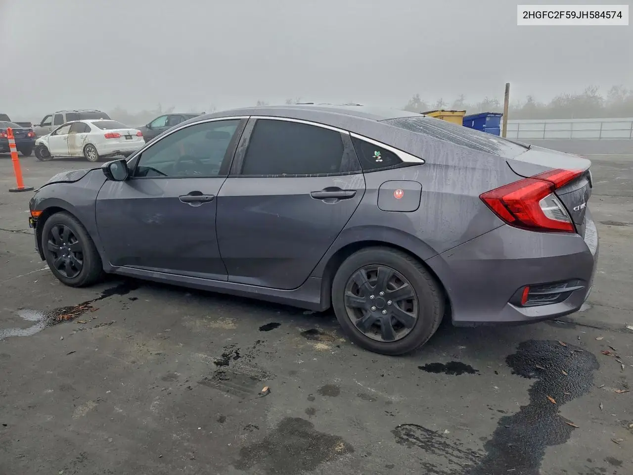 2HGFC2F59JH584574 2018 Honda Civic Lx