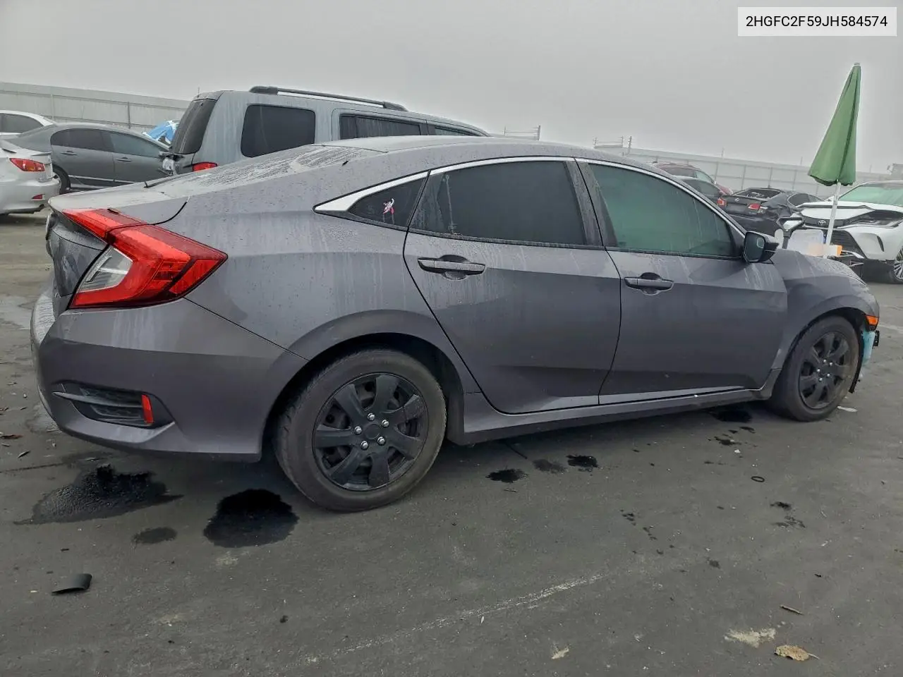 2HGFC2F59JH584574 2018 Honda Civic Lx