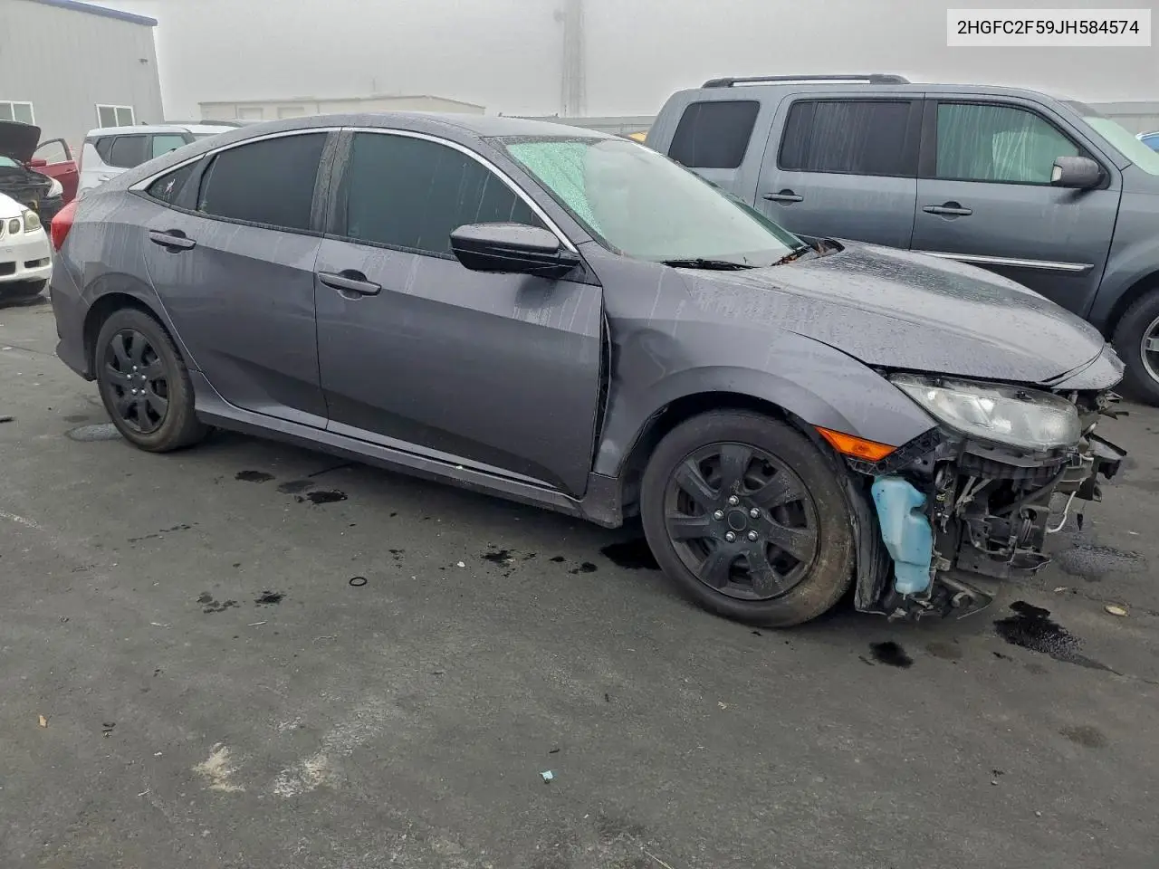 2HGFC2F59JH584574 2018 Honda Civic Lx