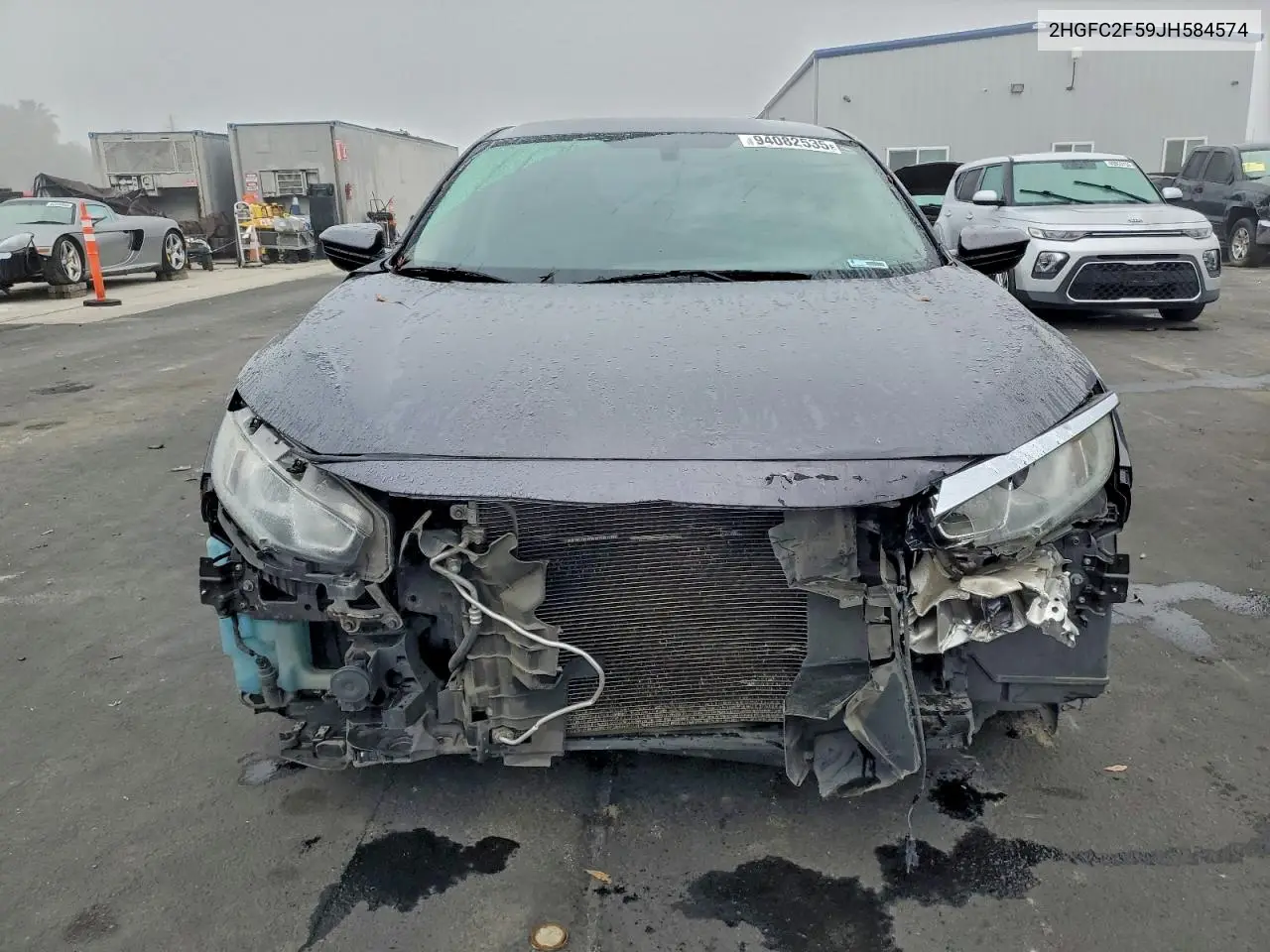 2HGFC2F59JH584574 2018 Honda Civic Lx