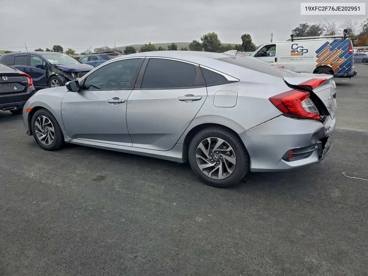 19XFC2F76JE202951 2018 Honda Civic Ex